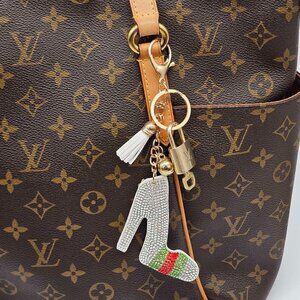 Authentic Louis Vuitton Lock & Key with unbranded Bagcharm, Keycharm 120225